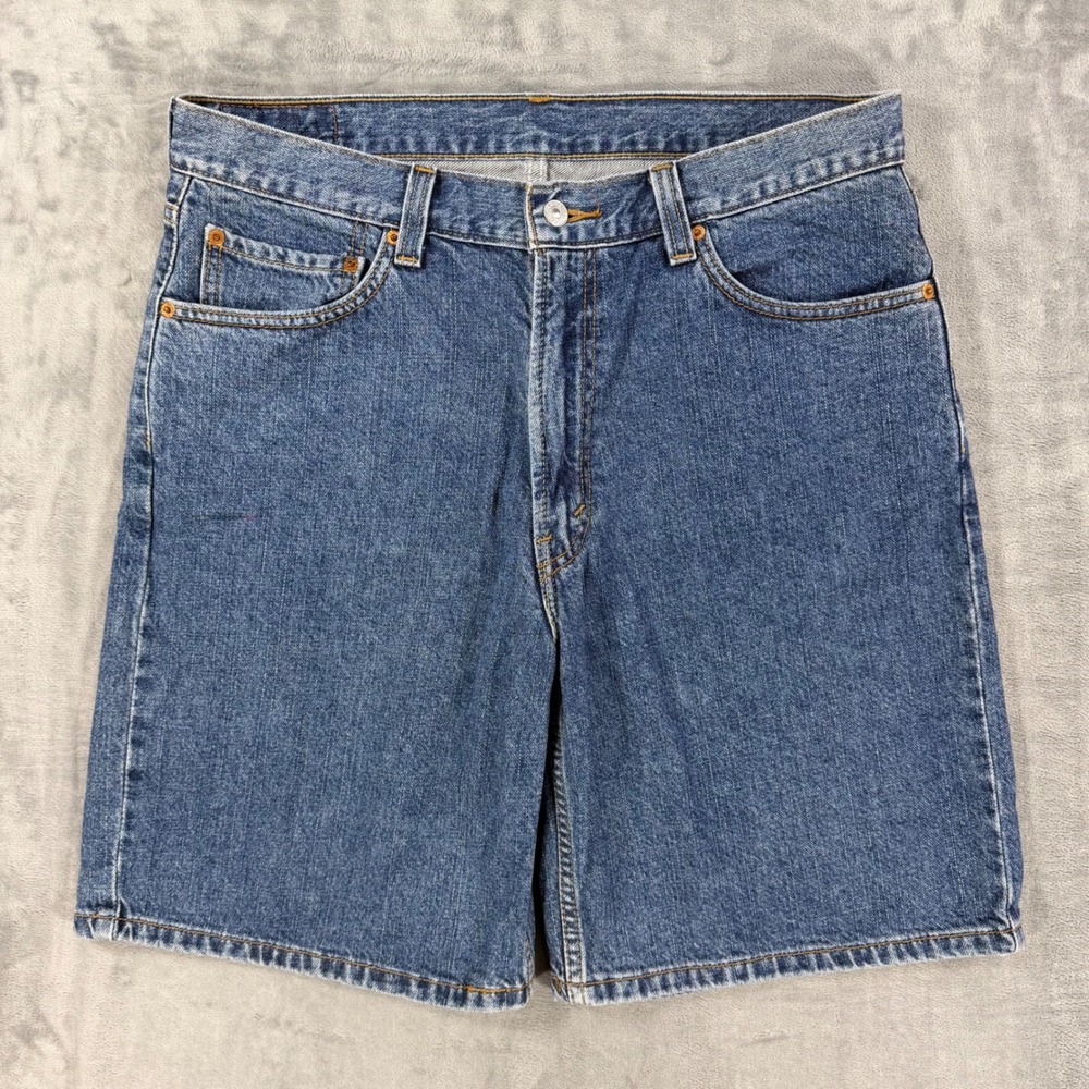 Vintage Levi's 550 Relaxed Fit Shorts Men's Size 36x32 Blue Medium Wash